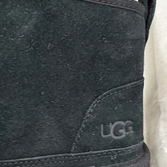 UGG Black Suede Ankle Boots - Picture 3 of 5